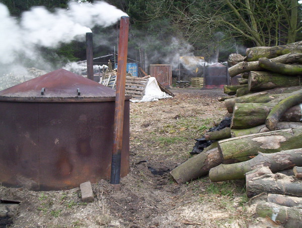  Charcoal making representative image