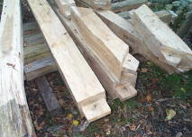 Traditional timber-frame tenon joints
