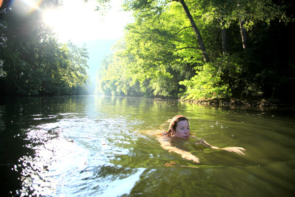 Wild swimming