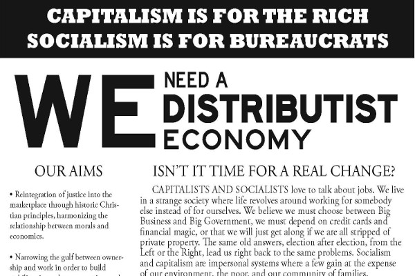 Distributism – an idea whose time has come?