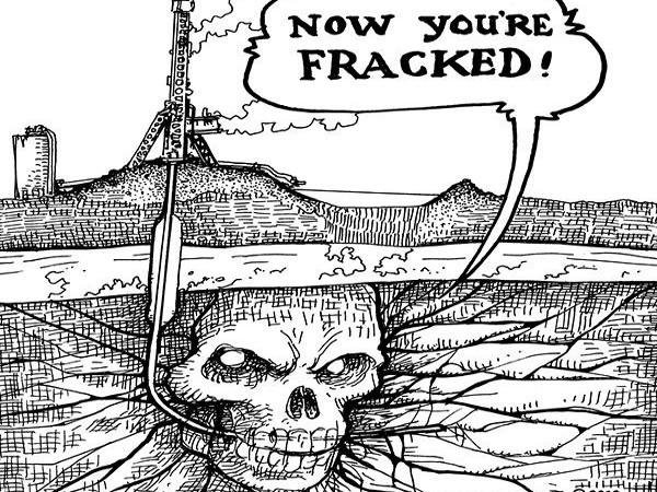 What chemicals are used in fracking, and where do they go?
