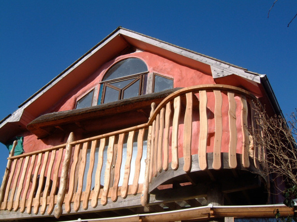 The first two-storey, load-bearing straw-bale house in the UK