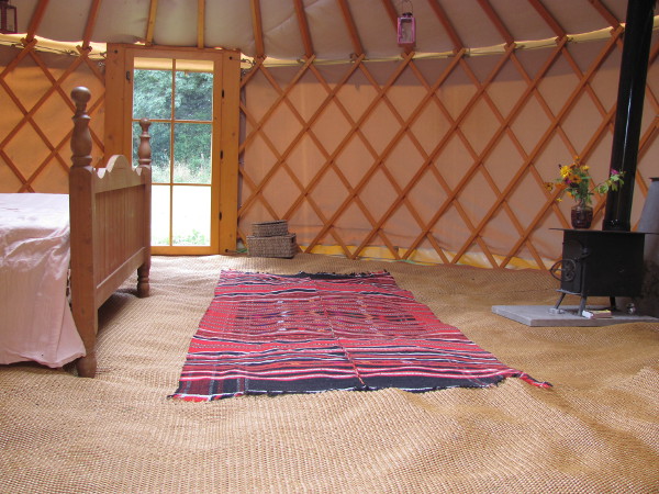 How about a yurt, dome or tipi as a spare room?