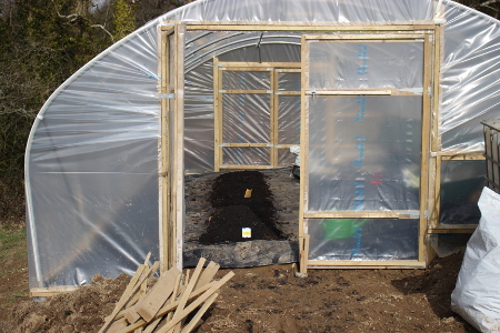 polytunnel door