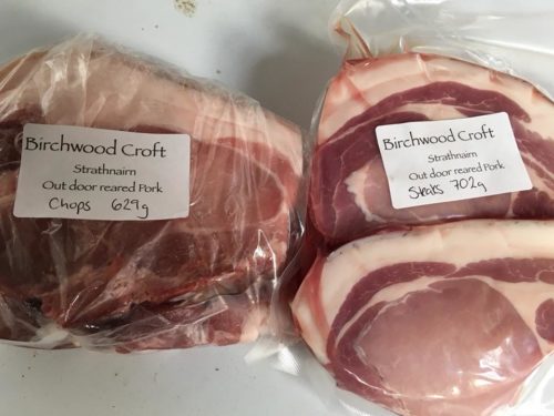 Birchwood Croft meat ready for sale