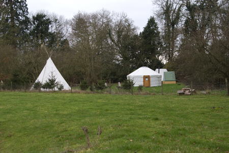 yurt and tipi