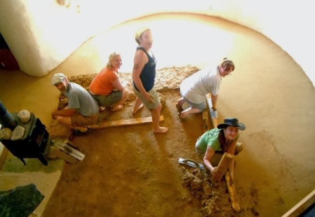 How to build an adobe earthen floor with Sigi Koko (Part 2)