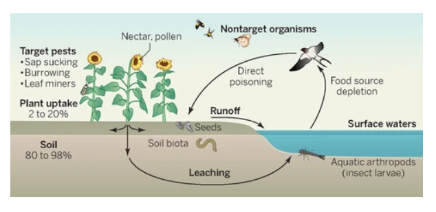 Neonicotinoids and climate change