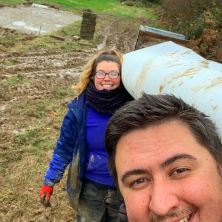 New young farmers Chris and Emily of Fanfield Farm