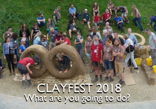 Calling all earth-building enthusiasts – come and join Clayfest 2018!