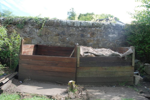 Compost bins for the DIY compost toilet waste