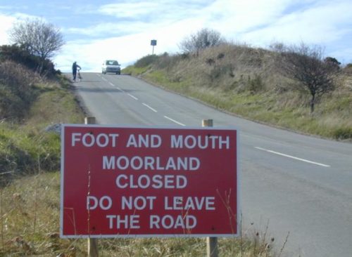 North Yorkshire Moors during the foot mouth outbreak pic: Ben gamble, creative commons).
