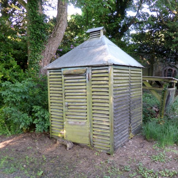 An outdoor game larder in South Ayrshire, Scotland