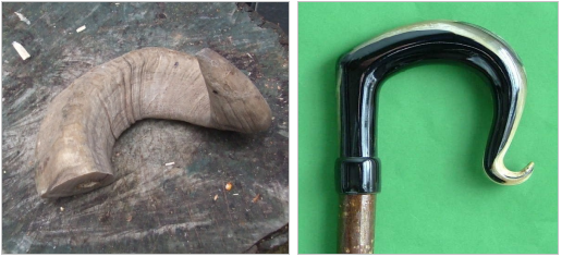 Step by step stickmaking: how to craft a ram’s horn crook