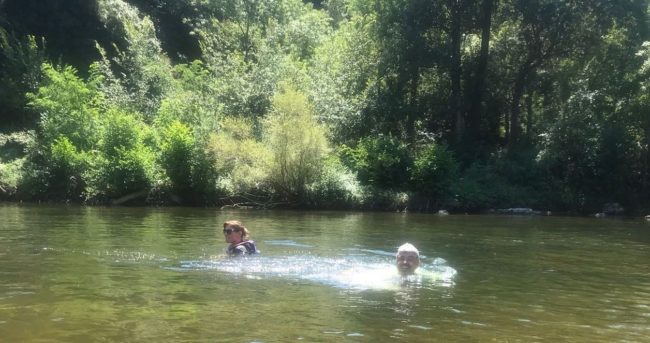 Enjoying the delights of wild swimming in France
