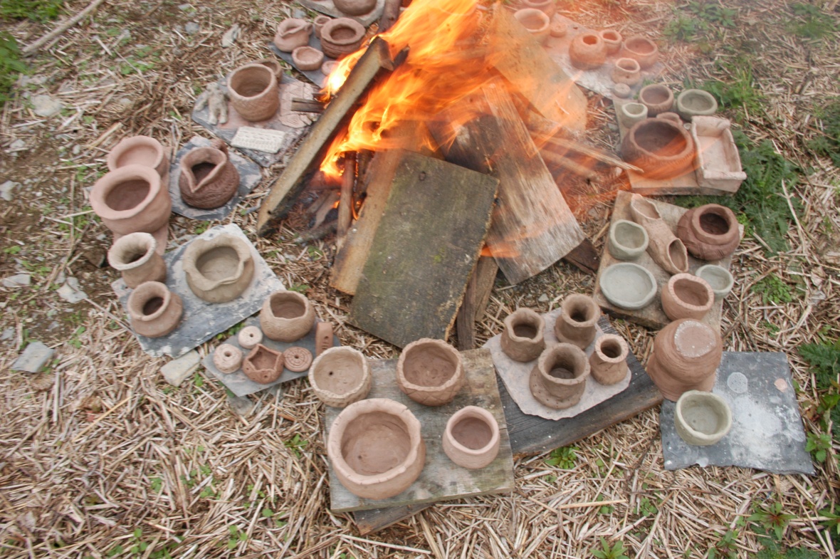 Neolithic pottery at the Out of Eden project