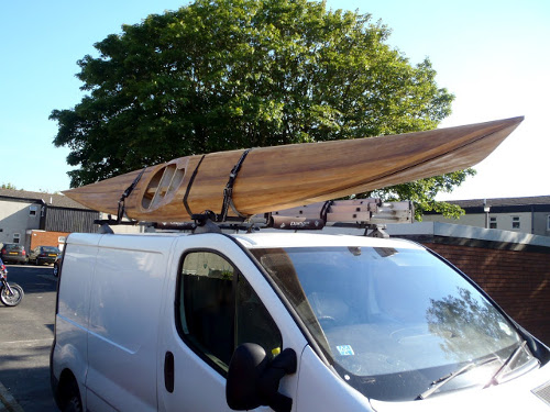 Building your own sea kayak: taking a trip in (or should that be on?!) the van