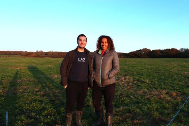 New young farmers Sinead and Adam of Aweside Farm
