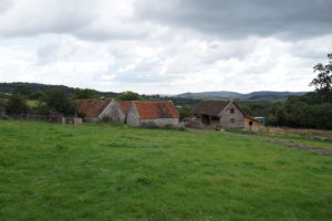 The final stage of the haymaking process - stacking it securely in the barn