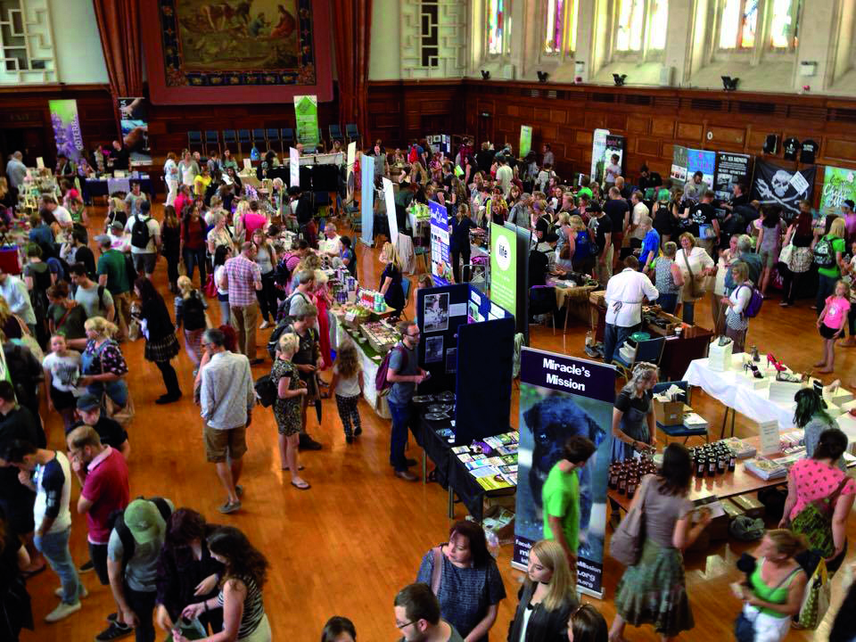 A Vegan Events UK festival in full swing