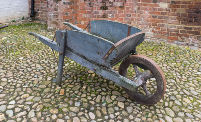 In praise of the wheelbarrow low impact transportation at its best