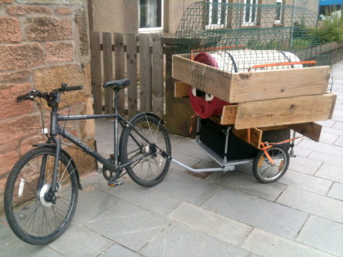 Designed to be delivered by bike.