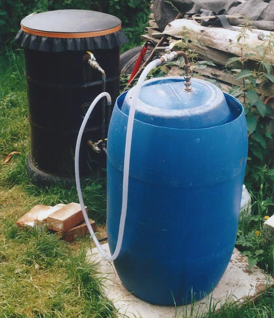 Home-made biogas anaerobic digester