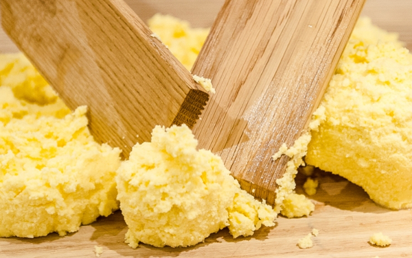 Making raw cultured butter from grass-fed Jersey milk