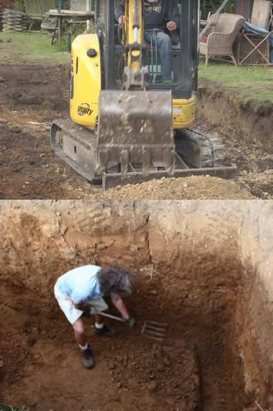 digging