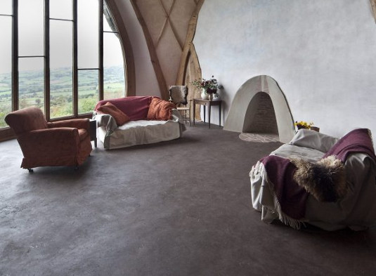 Earthen floors can look stunning, as in this home in Herefordshire