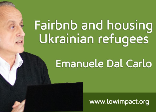 Fairbnb and housing Ukrainian refugees: Emanuele Dal Carlo