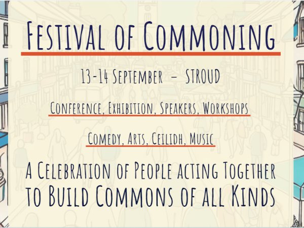 Festival of Commoning, Sep 2024: tickets now on sale