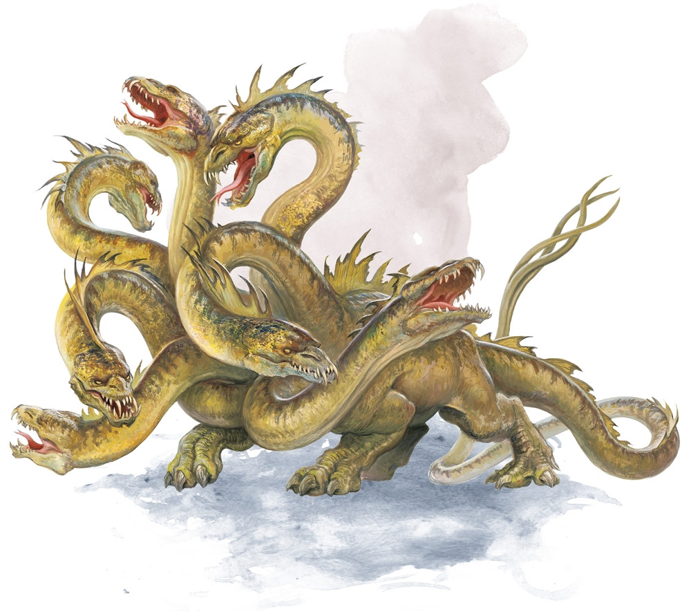 A many-headed dragon