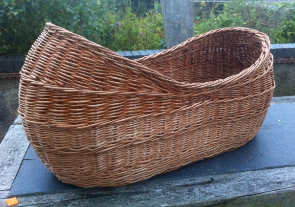 How about learning how to make a natural heirloom for a special occasion? Wicker baby cradle