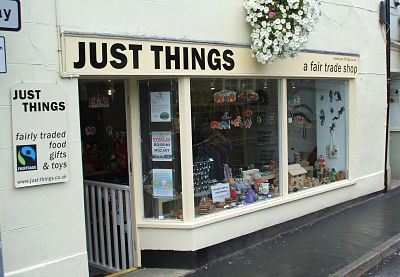 An example of a Fair trade shop in Somerset