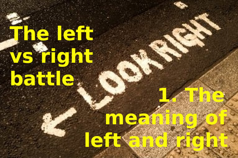 The left vs right battle: 1. the meaning of left and right