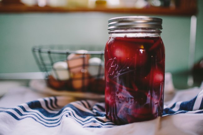 Eggs can be pickled as a way of preserving them for longer