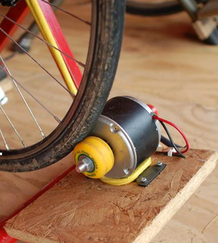 Pedal-Powered Electricity Generator - Howtopedia - english