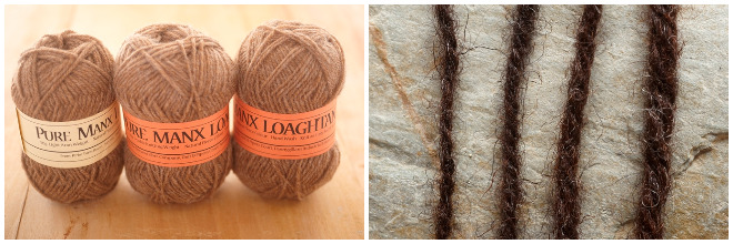 Examples of three plied yarns