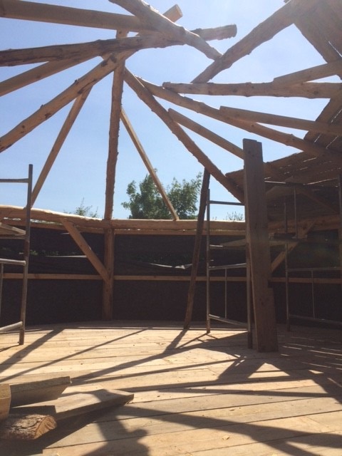 Volunteers needed for The Community Farm roundhouse build – could it be you?