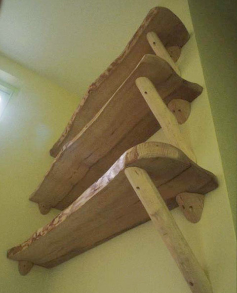 making tree branches rustic furniture