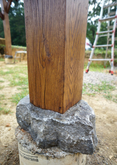 How to scribe wood to stone: success!