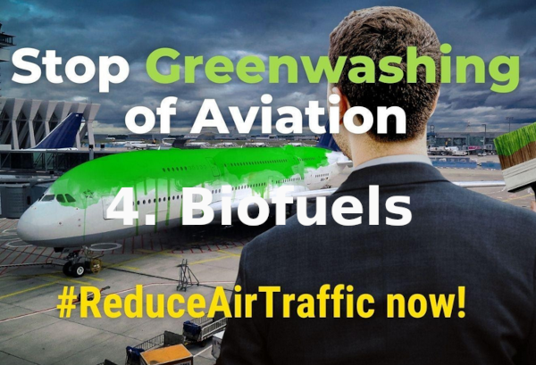 Stop greenwashing of aviation: 4. biofuels