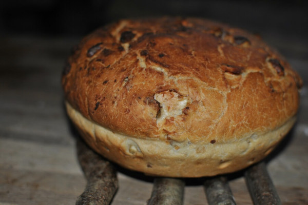 How to make wood fire baked sweet chestnut bread