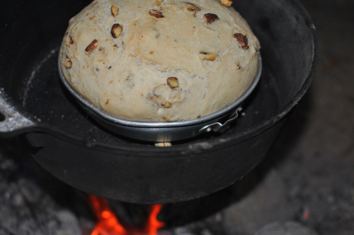 Sweet chestnut bread part-baked