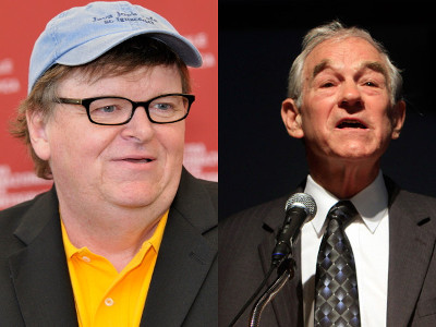 Michael Moore and Ron Paul