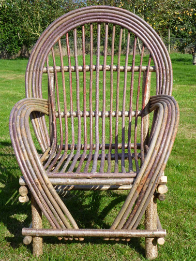 How to build a bent willow chair